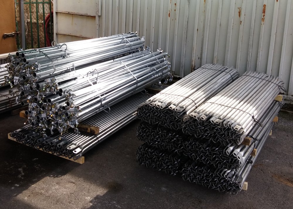 Ponteggio Super Trio In Acciaio Zincato - Piano 60x110cm, Altezza Max 185cm, Portata 120kg - Foto 11